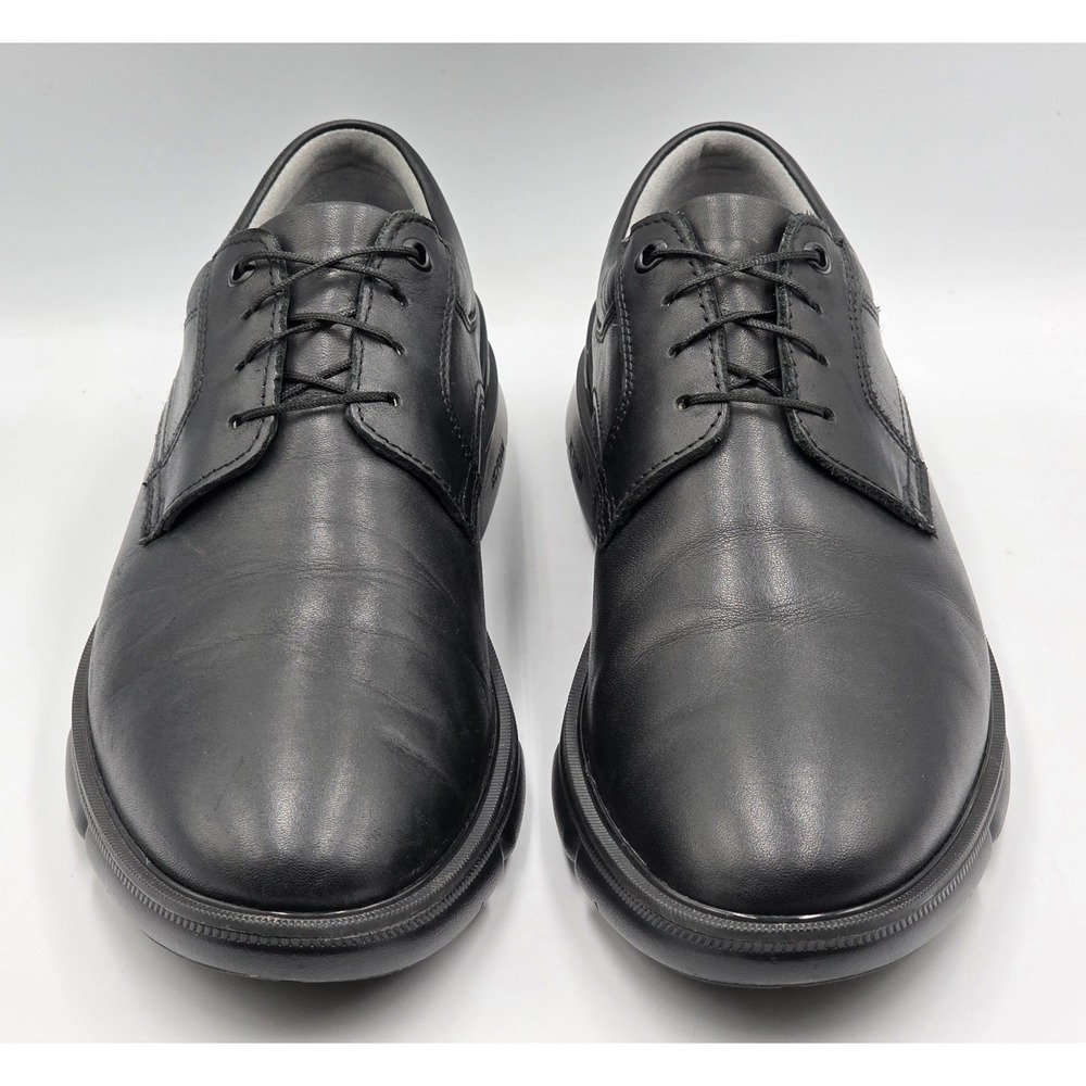 Johnston & Murphy XC4 Tanner Plain Toe Oxford 20-1317 Black Leather10M DualWidth - Picture 3 of 13
